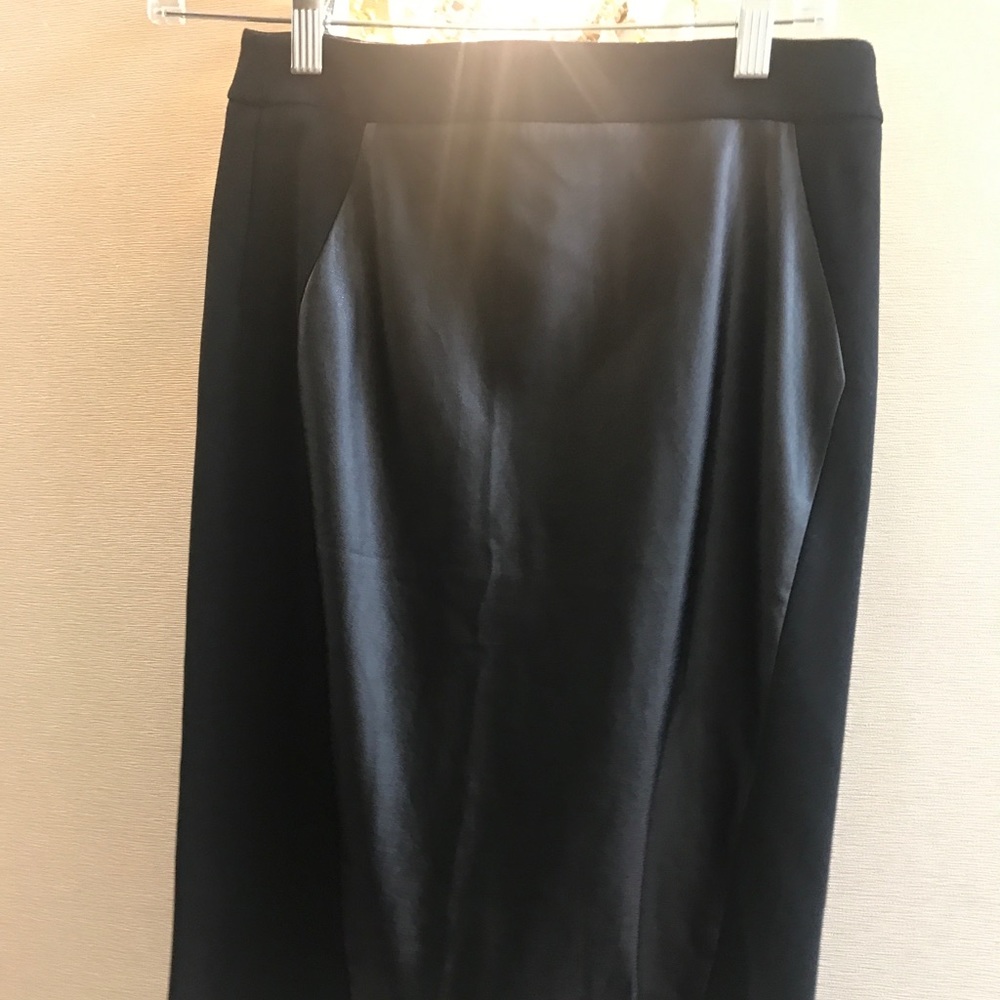 Loft black pencil midi skirt. Never worn!